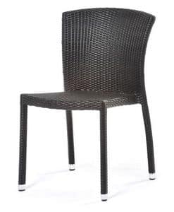 Cafeplaya sedia, Stuhl in gewebten PVC, wirtschaftlichen, fr den Aueneinsatz