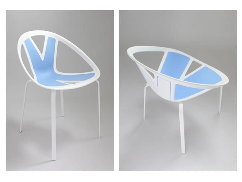 Extreme, Stuhl mit Sitz in Kunststoff, für externe