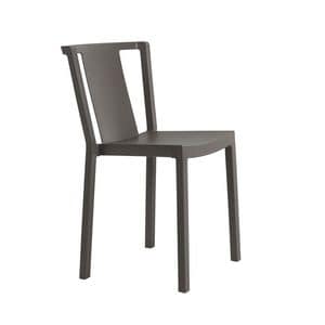 Nereide-S, Stapelbarer Stuhl aus Polypropylen