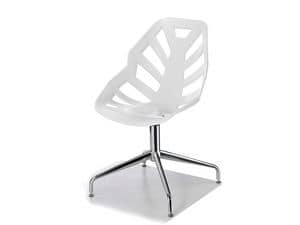 Ninja L, Stuhl mit Metallrahmen, für den Objektbereich