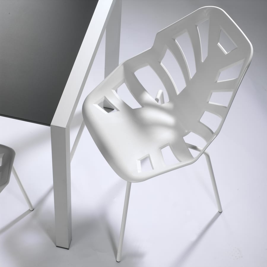 Ninja NA, Polymer Stuhl, lackiertem Metall, für den Außenbereich