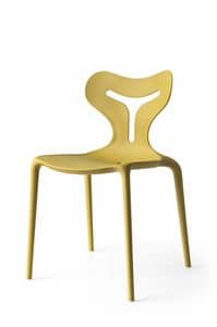 Orson, Stapelbarer Stuhl aus Polypropylen, in verschiedenen Farben