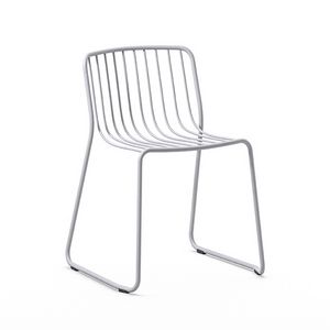 Randa nude, Stapelbarer Stuhl aus lackiertem Stahl