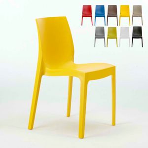 Stapelbarer Küchenbar Stuhl Rome – S6217, Plastikstuhl, wirtschaftlichen, für innen und außen