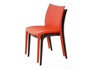 SE 161, Vollkunststoff-Stuhl in verschiedenen Farben, f�r die externe