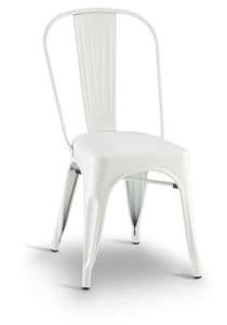 SE 500 / EST, Stapelbarer Stuhl aus verzinktem und lackiertem Metall