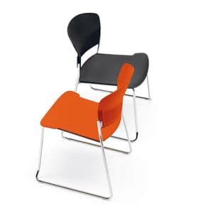 Cameo, Moderne Sessel, Copolymer Sitz, fr Bros und Wartebereiche