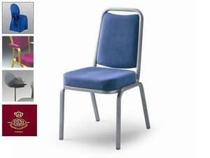 Fiora 60/1, Stuhl in Stoff oder Leder, feuerfeste