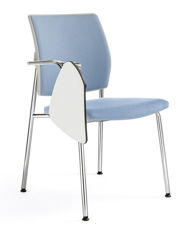 Q44, Stapelbare Stühle mit Anti-Panik-Tisch