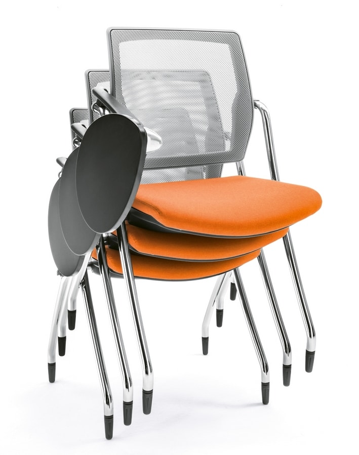 Q-Go XL RETE, Stuhl horizontal oder vertikal stapelbar