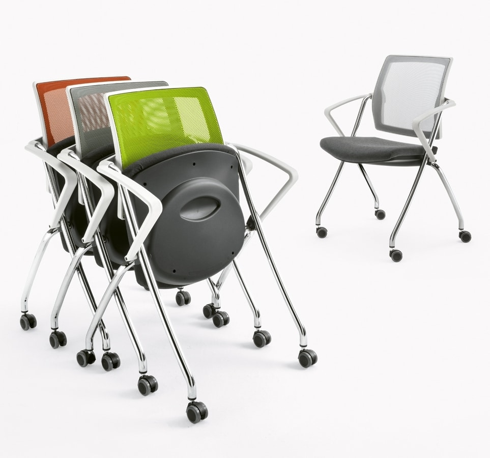 Q-Go XL RETE, Stuhl horizontal oder vertikal stapelbar