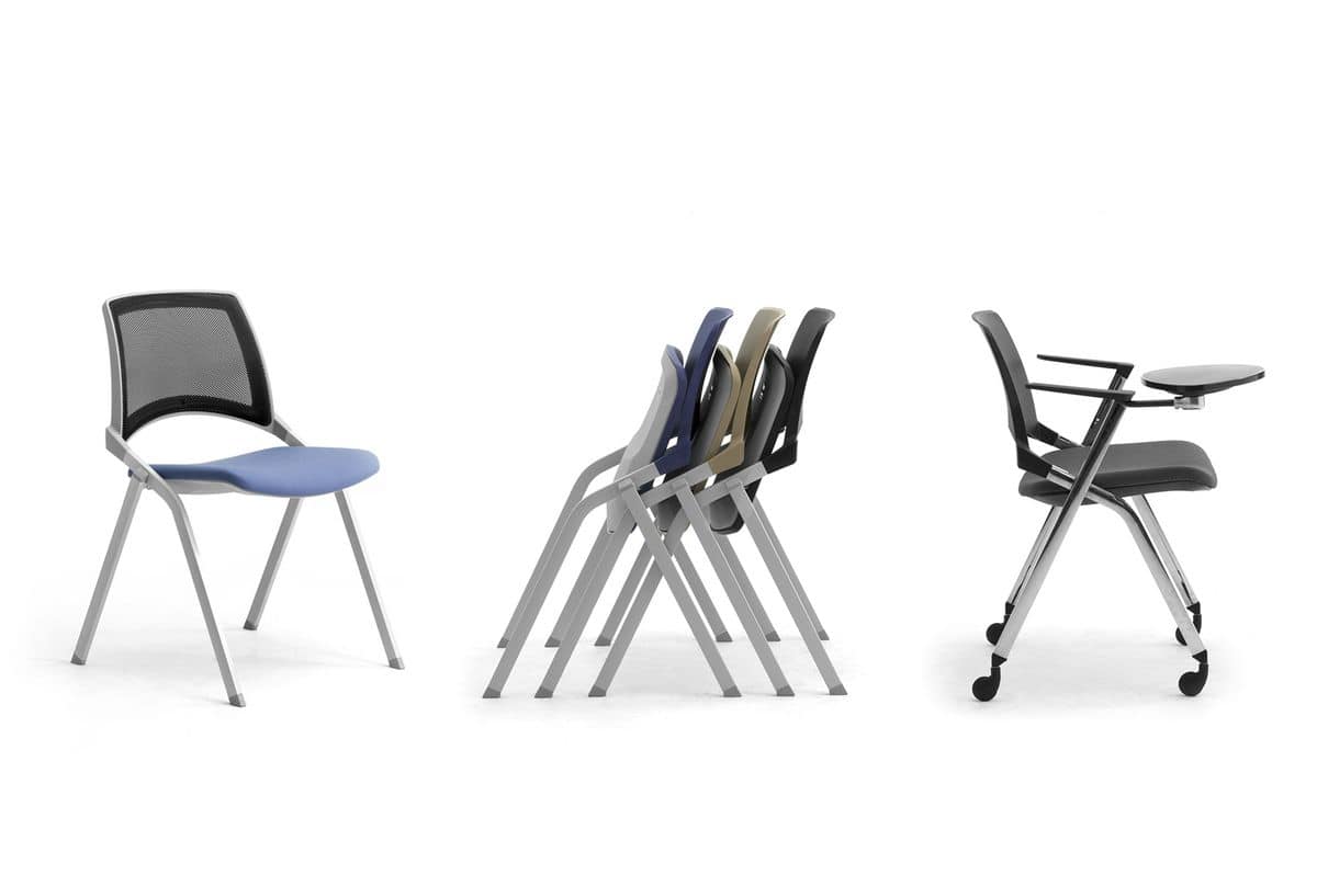 Key-Ok, Stuhl mit Klappsitz für Konferenz- und Tagungsräume
