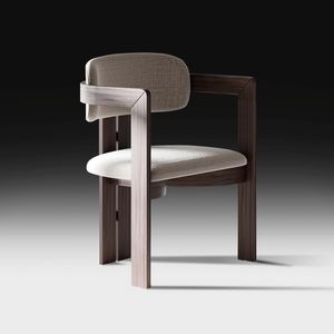 Dolcevita Art. EDV001, Holzstuhl mit Armlehnen, mit harmonischem Profil