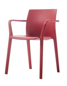 Klia, Stapelbarer Stuhl aus verstärktem Polypropylen
