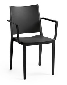 Mosk P, Outdoor-Stuhl mit Armlehnen, stapelbar