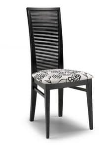 Siria O, Moderne Stuhl fr den Objektbereich, mit hoher Rckenlehne