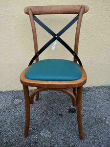 Croce, Outlet-Stuhl aus gebogenem Holz
