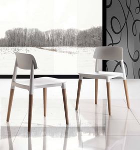 Art. 024 Artika, Platzsparend Stuhl, bequem und stapelbar