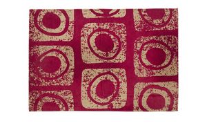 Red Macro, Rechteckiger dekorativer Teppich