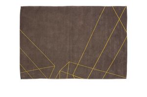 Yellow Geometric, Teppich mit geometrischem Design