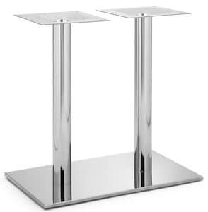 Art.257, Metallbasis für rechteckige Tisch geeignet in verschiedenen Ausführungen