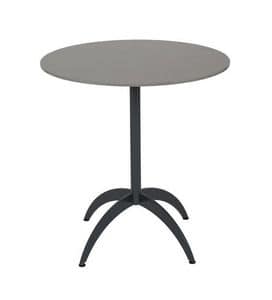 Art.Target, Tischgestell in Rundrohr mit geformten Beinen