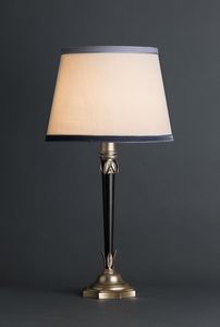 ROYAL HL1083TA-1, Tischlampe aus Messing mit Lampenschirm