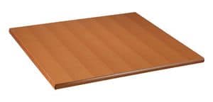 Tischplatte in Holz furniert gebeizt Kirsche, Tischplatte aus Sperrholz furniert gebeizt Kirsche