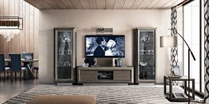 Elite TV-Stnder Zusammensetzung, TV-Schrank mit elegantem Design