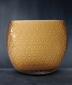 Art. OP 8023, Geometrische Vase aus Muranoglas
