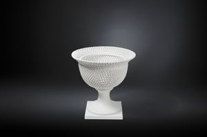 Coppa Palladio, Dekorative Vase aus handgefertigter Keramik