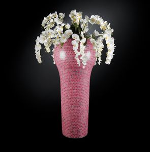 Neu-Delhi Bisazza Mosaik, Vase mit Bisazza-Mosaikbelag