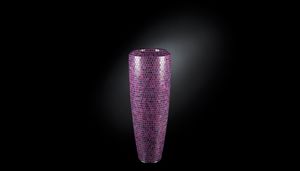 Obice Small Mosaico Bisazza, Dekorative Vase mit Bisazza-Mosaiküberzug