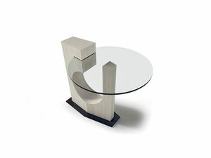 TL73 See Ye tavolino, Couchtisch mit ikonischem Design und Glasplatte