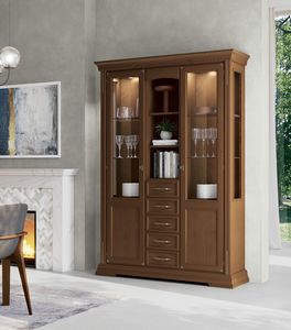 Art. 9205, Holzvitrine f�r elegante Esszimmer