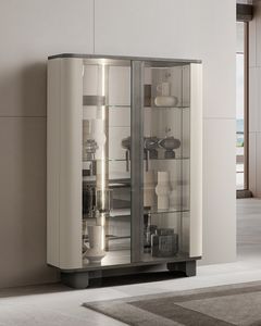 PERLA Vitrine mit zwei T�ren, Vitrine f�r raffinierte Umgebungen