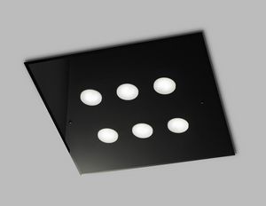 DADO Art. 259.360, Quadratische Deckenlampe aus Glas