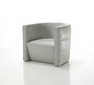 Loto, Halbzylindrischer Sessel, einfach und essentiell