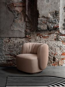 Sipario Lounge Chair, Sessel mit drapierter Rckenlehne