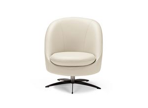 Yuma, Sessel mit geschwungenem und raffiniertem Design