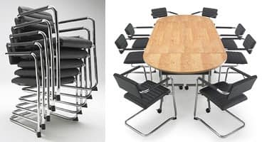 Tiani 02/2, Gepolsterte Sessel für Besprechungsräume und Büros