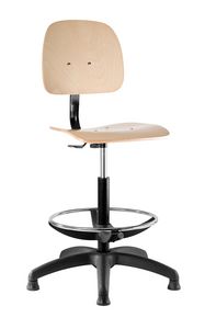 Labor WDesigner-Stuhl, Sitz fr Designer, schwenkbar und hhenverstellbar