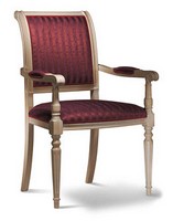 GABRY Stuhl mit Armlehnen 8257A, Stuhl mit Buchenholz Armlehnen, gepolstert, verschiedene Ausfhrungen