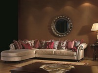 SHON Sofa 8541L, Klassisches Sofa, in Buche, Pappel und Polyurethan