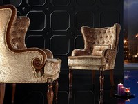 VALERIA Sessel 8495A, Klassischer Sessel, gesteppt zurck, fr luxurise Residenz