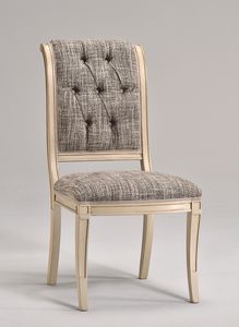 WENDY Stuhl 8286S, Esszimmerstuhl aus Buchenholz, verschiedene Stoffe