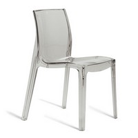 Ice, Monoblock-Stuhl aus transparentem Polycarbonat