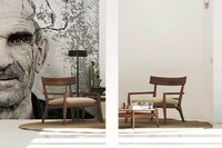 Teresa, Design-Sessel aus Massivholz, für Aufenthalte