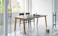 Pigreco, Ausziehbarer Tisch mit Holzplatte, fr Esszimmer