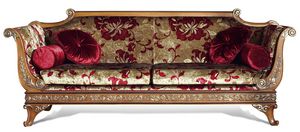 4034, Klassisches Sofa mit geschnitzten Details